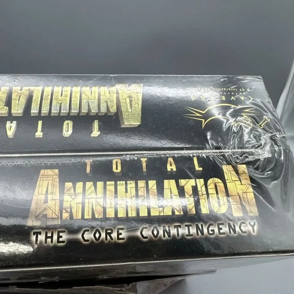 Total Annihilation PC Big Box 2 Pack Gift Collection (1997) Sealed -Torn Plastic